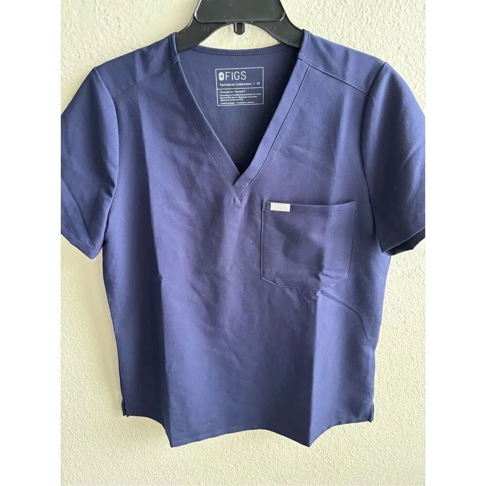 ❤️Figs Technical Collection Aya Embroidered Scrub